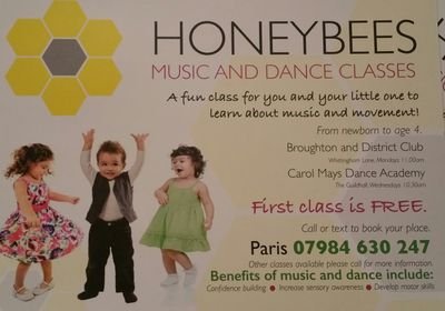 Honeybees music and dance classes for up to age 4. Franchise opportunities available.