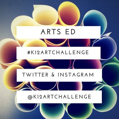 Designed by @smARTisteacher in collaboration with @K12ArtChat to facilitate creativity and the creation of art and to promote art advocacy! #k12ArtChallenge