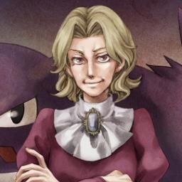 I am Agatha, the Ghost Master and oldest member of the Elite Four. I may be quite old, dear child, but don't underestimate the most cunning woman in Kanto.