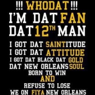 Life long Saints fan, LSU loving, Mississippi woman! WHODAT y'all!!