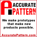 Accurate Pattern, Inc. of Butler, Wisconsin design and manufacturers patterns, tools and models for industry with CAD/CAM and CNC.