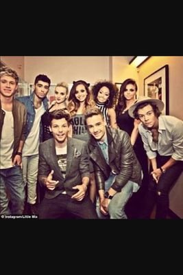 One Direction and Little Mix loves infinitys