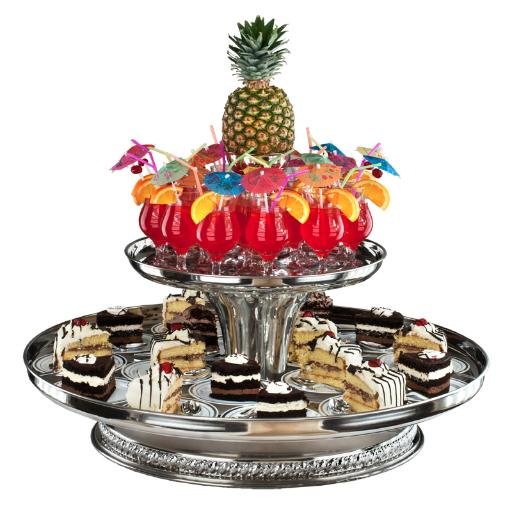 Apex Fountains Interchangeable Food Display Tiered Tray Systems & Interchangeable Candelabras to Floral Stands! Find a Dealer Today!