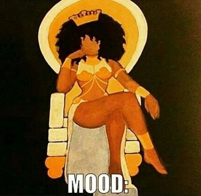 *Did she jus call me a biblical whore? 

**Sound ah de baseline..affectz meh waistline💃🏿

***Your body is a work of art and not everyone is an artist 🎨