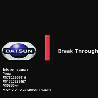 Informasi & pemesanan Datsun Regional Bandung & Jabar ll FB : Datsun Online ll Silahkan Cek Favorite ll Pin : 5559B3A4 Cp : 087822269416/0813205497