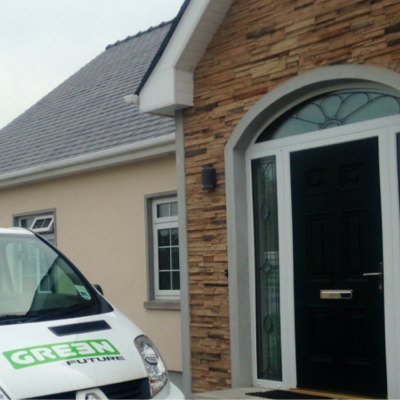 ZeroCarbon_home's profile picture. Groundbreaking award winning net positive ZCH in Co Armagh developed in 2012 by @GreenFutureNI to Code for Sustainable Homes Level 6 at social housing budget