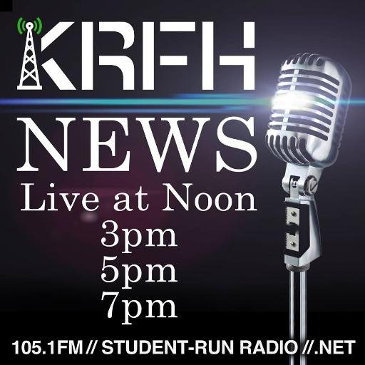 KRFH News broadcasts live from Humboldt State University. Tune in to 105.1 KRFH FM weekdays at Noon, 3PM, 5PM, and 7PM