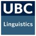 UBC Linguistics (@ubclinguistics) Twitter profile photo UBC Linguistics (@ubclinguistics) Twitter profile photo
