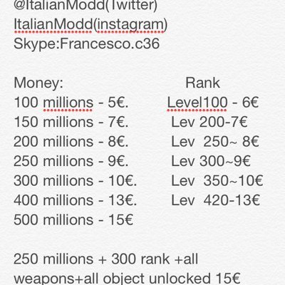 #modder, #xbox360 #ps3 #ps4 #xboxone #pc #lt #rgh #Recovery #Gtaonline, #money #drop , #cod #gtamoney #bo3 #bo2 #aw #followme ----BUY HERE----