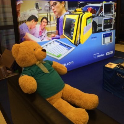 iSimulate Teddy - travels the world with his Brother Bears - to promote amazing ipad based simulation - one bear currently on secondment to Secamb simbulance