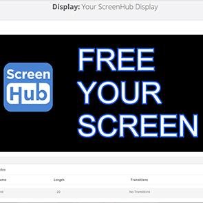 A free SaaS digital signage CMS, that allows you to easily create, control & modify the messages on your digital sign from any internet enabled device.