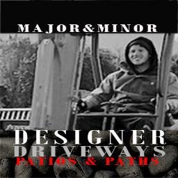 Major & Minor Concreting - Concrete Driveways, Patios & Paths in a range of finishes - Plain Concrete to Exposed Aggregate, Colour and Cut, and Stamped Coloured
