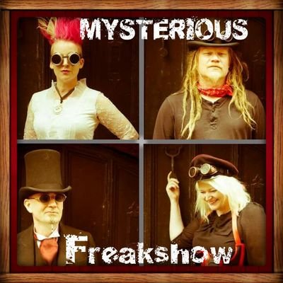 The Mysterious Freakshow are a South-West based Alt Rock band. Eclectic tastes with time travelling sensibilities. Influences all things peculiar.