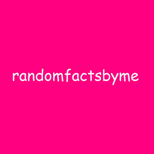 randomfactsbyme's profile picture. Random facts about everything!! Account run by @cgek_1996, @e_c_b_ and @JEKB_ 