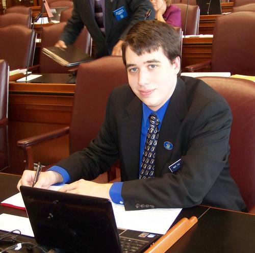 Rep. Tyler Clark is from Aroostook County and is serving his second term in the Maine State Legislature.