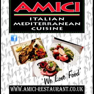 Amici is a small traditional Italian & Mediterranean restaurant in Bedford town, amici.bedford@mail.com