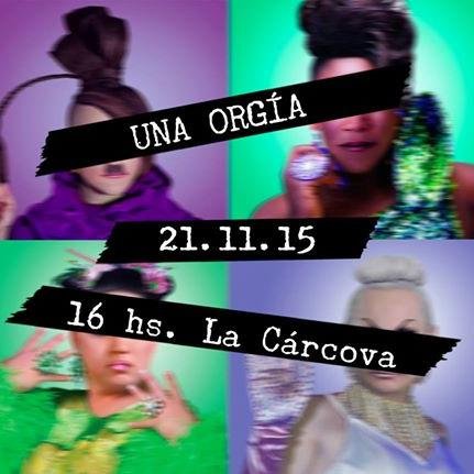 UNA orgía artística sobre la diversidad sexual, organizado por estudiantes de la UNA (Universidad Nacional de las Artes)