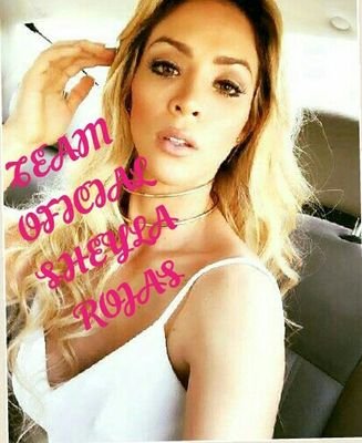 BIENVENIDOS AL UNICO TEAM OFICIAL,DE LA GUERRA,EMPRESARIA Y CONDUCTORA SHEYLA ROJAS @Sheyla_RojasR ,ELLA NOS SIGUIO(28/04/2014) a las 12:30. Admi: @mayritaeli26