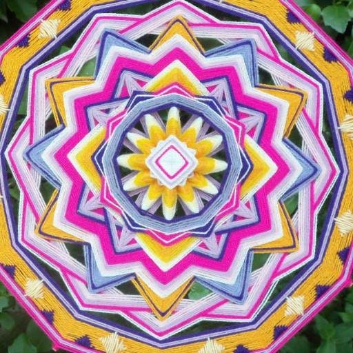 Sitio web con información sobre #mandalas tejidos con lana, significados y espiritualidad ♥ ¿Nos sigues?