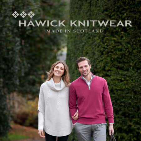 Classic and contemporary knitwear, Made in Scotland, from finest natural fibres including Cashmere, Lambswool, Merino, British Wool and Cotton.