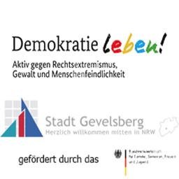 Offizieller Auftritt des Projekts Demokratie leben! für die Stadt Gevelsberg. Das Bundesprojekt wird gefördert durch das BMFSFJ.