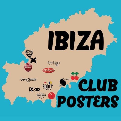 #ibiza Club Posters // Promotional T-Shirts // Stickers // Club Tickets and more // Like on Facebook & Instagram https://t.co/ghAXv4q3in