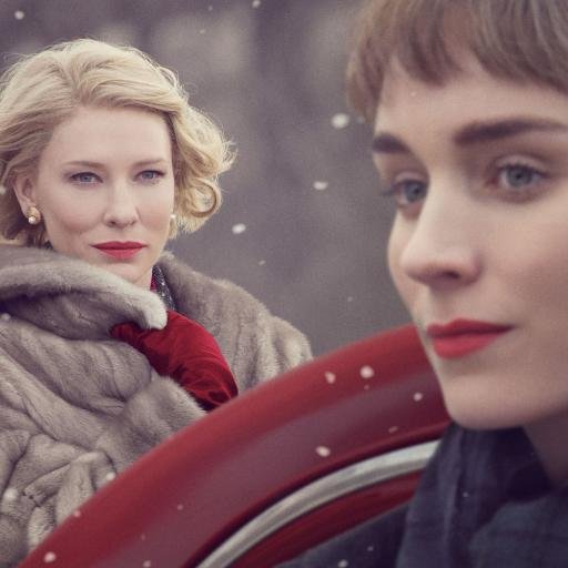 In the '50s, two women from different backgrounds fall in love. Academy Award® winner Cate Blanchett & Academy Award® nominee Rooney Mara | ≠ @CarolMovie