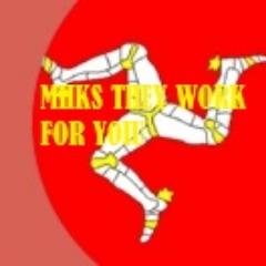 This is the Twitter page for 'MHKS THEY WORK FOR YOU' facebook page and website. Giving information on the political work of members of the Isle of Man Parliame