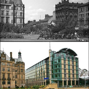 Historical Photos of places taken in the past and compared with current photos today. #History #Facts #Places