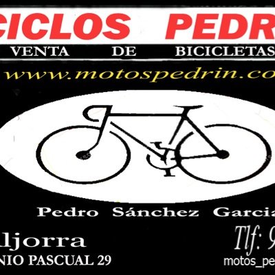 Venta de Bicicletas ,Recambios ,Accesorios y Asesoramiento al Ciclista - - - @Motos_Pedrin @PedroSG_11