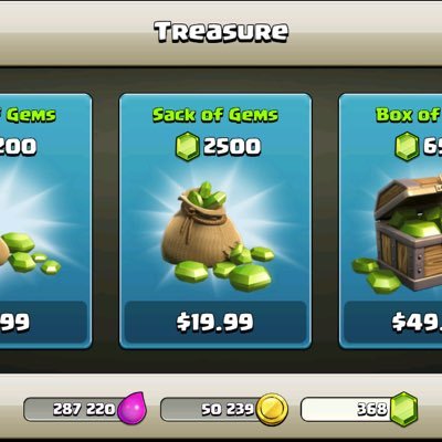 To earn COC gems: 1. visit https://t.co/UPzHRFMlcJ and create an account 2. use referral code 2c5168 to earn 250 free points 3. download apps and get gems!