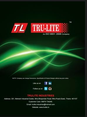 One of India's leading manufacturer of LED Lights & Fixtures 

Email ID - Trulite.industries@hotmail.com