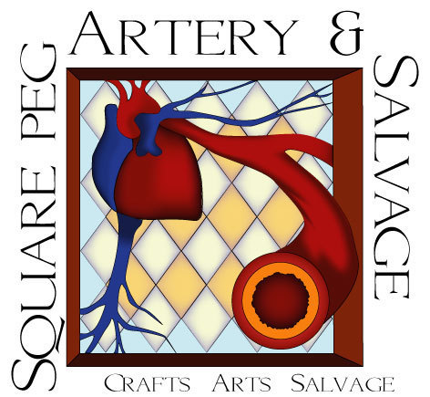 Square Peg Artery & Salvage is an artisan boutique promoting all handmade items since 2008. Eclectic mix of items for everyone, First Friday events & workshops!