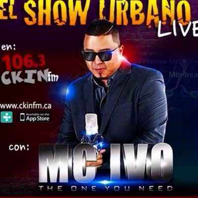 EL SHOW URBANO LIVE-106.3FM CKIN Todos los miercoles de 9-12medianoche en CKIN FM 106.3FM con MC IVO tunein: CKIN FM https://t.co/WOz5N3woEC