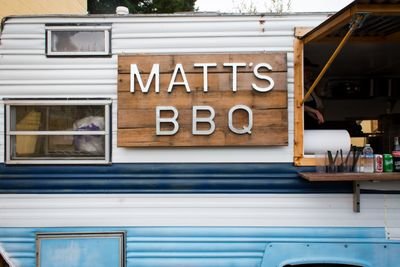 Texas style BBQ. Brisket, ribs, pulled pork, and sausage daily. Beef ribs on Saturday and Sunday. Mon–Sun 11am–7pm or sold out #mattsbbqpdx #pdxbbq