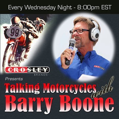 Host of Talking Motorcycles with Barry Boone Radio Show. Now available as a FREE podcast download in the iTunes Store! We cover the world of motorcycles!