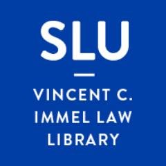 Tweets by librarians and staff of Saint Louis University Vincent C. Immel Law Library. Direct feedback to Access Services & Outreach Department: xlcirc@slu.edu