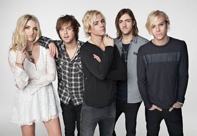 We're R5 members Riker Ross Rocky Rydel and Ratliff
Sometime Last Night is now available in stores everywhere