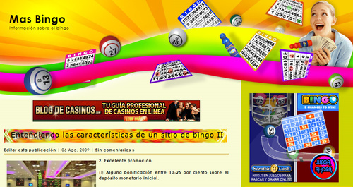 Información completa y actualizada sobre el divertido juego de bingo en salas reales y salas online.