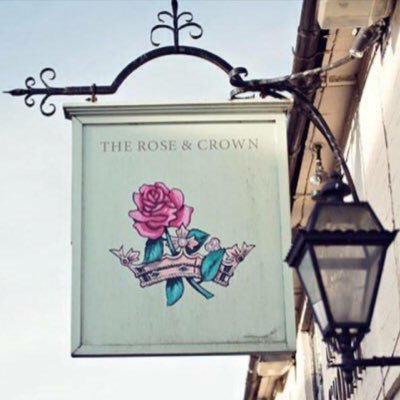 We are the Rose and Crown! Come down and enjoy a delicious meal accompanied by a refreshing beer!