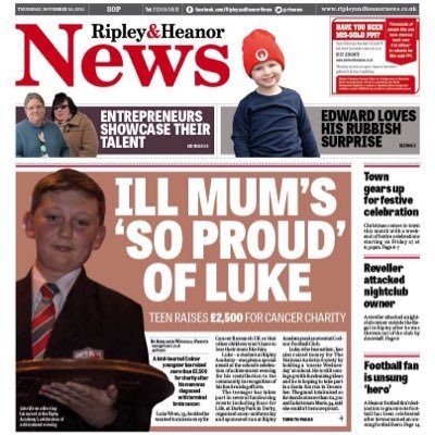 The Ripley & Heanor News is part of the Derbyshire Times. Follow @D_Times for updates.