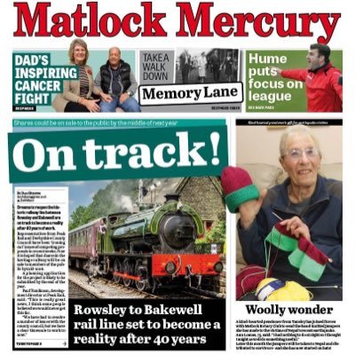 The Matlock Mercury - newspaper out every Thursday, online every day. Got a story? Email news@matlockmercury.co.uk
