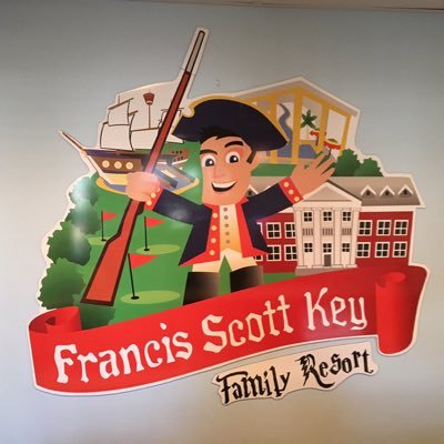 The Francis Scott Key Family Resort is located one mile from the beach and boardwalk.