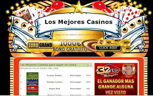 Juega con los mejores casinos online con  dinero real. Bonos en los casinos en linea para nuevos jugadores de casino. Los mejores casinos en linea.