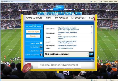 Talking live with other Falcons fans during the game at http://t.co/DOEdvl9rXR