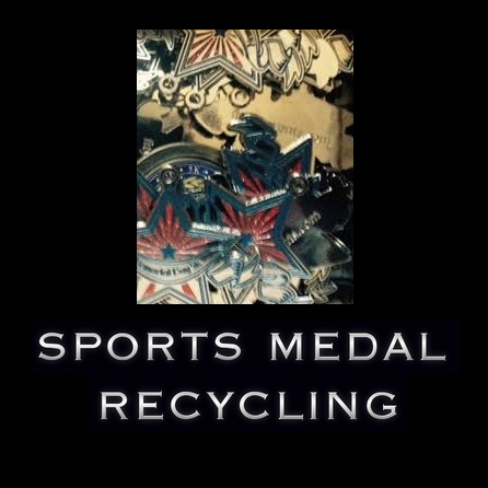 We collect extra, unwanted, canceled race/sports medals & academic medals and recycle them- proceeds go to charity events!