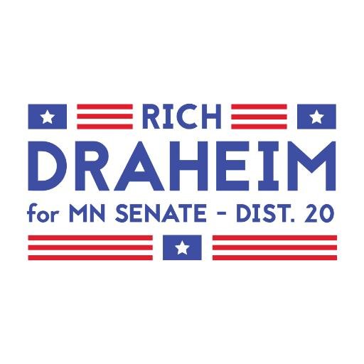 We need to look at consolidating government, reducing waste and cutting spending. We need to move Minnesota forward! Vote Rich Draheim for MN Senate Dist. 20