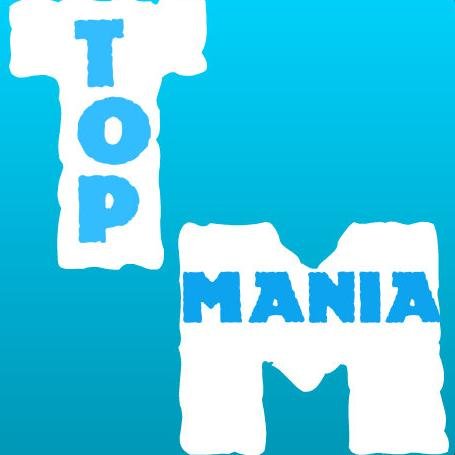 This is the official twitter account of Top Mania and be sure to check our youtube channel as we bring you random and at the same time interesting top's.
