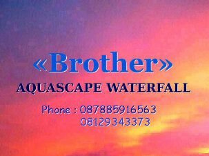 Menjual aquarium , aquascape decor water fall ,,