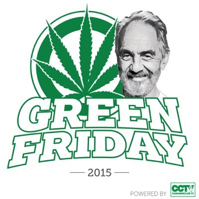 Tommy Chong's Green Friday. A new National sale day for the Cannabis and smoking industry. Dispensaries, smoking accessory, online retailers, offer discounts.